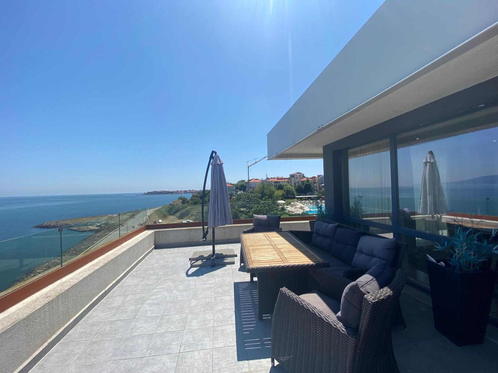 Paradiso 'В' 607 Large Luxury Apartment Nesebar Buitenkant foto